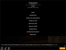 Tablet Screenshot of hoteltizianovenezia.it